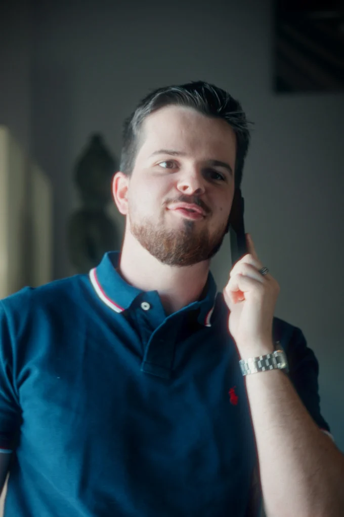 Quentin Rabot, au téléphone